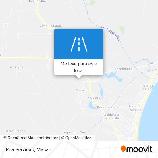 Rua Servidão mapa