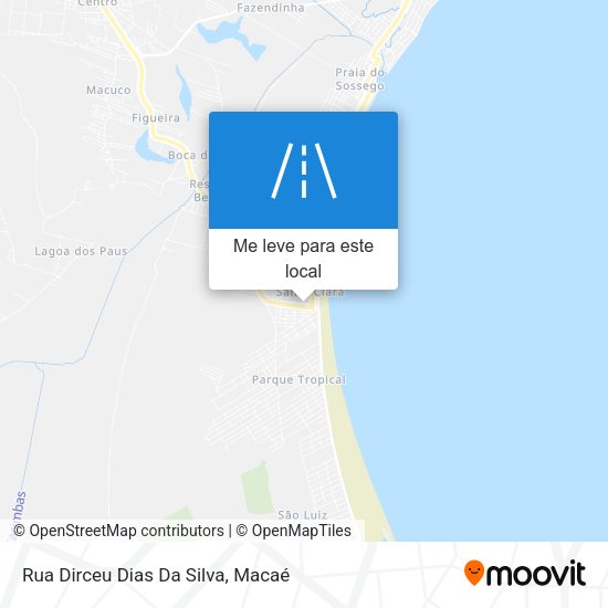 Rua Dirceu Dias Da Silva mapa