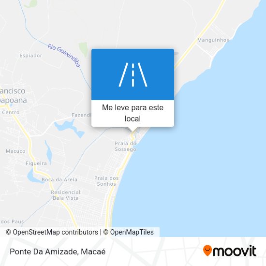 Ponte Da Amizade mapa