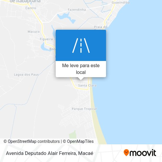 Avenida Deputado Alair Ferreira mapa