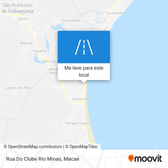 Rua Do Clube Rio Minas mapa