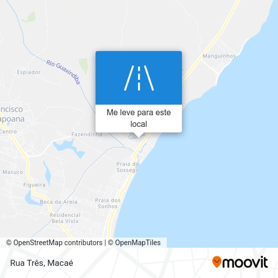 Rua Três mapa