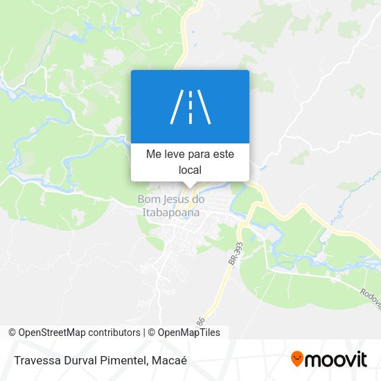 Travessa Durval Pimentel mapa