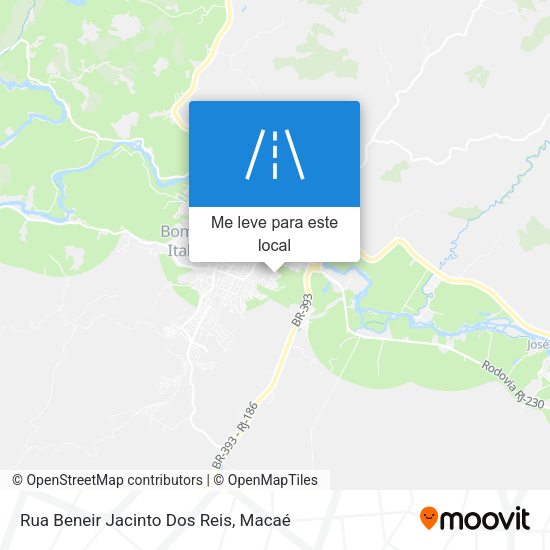 Rua Beneir Jacinto Dos Reis mapa