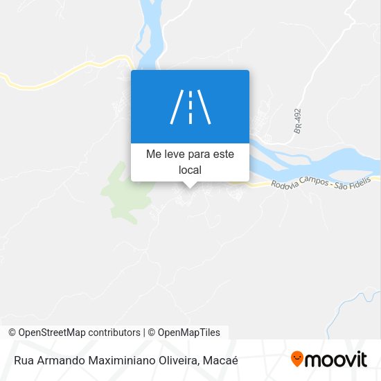 Rua Armando Maximiniano Oliveira mapa