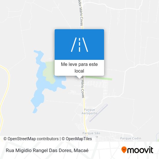 Rua Migidio Rangel Das Dores mapa