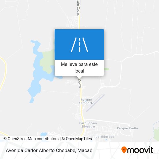 Avenida Carlor Alberto Chebabe mapa