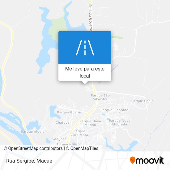 Rua Sergipe mapa