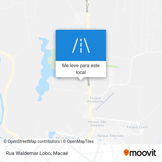 Rua Waldemar Lobo mapa
