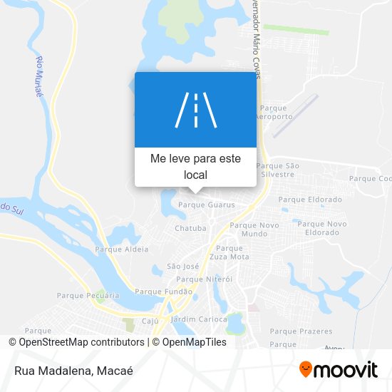 Rua Madalena mapa
