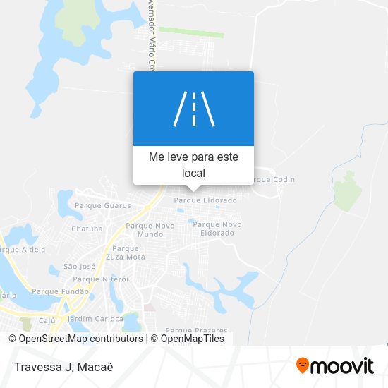 Travessa J mapa