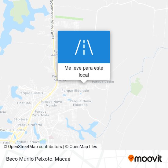 Beco Murilo Pelxoto mapa