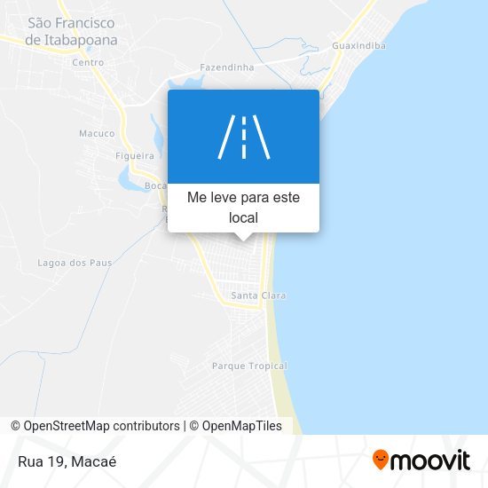 Rua 19 mapa