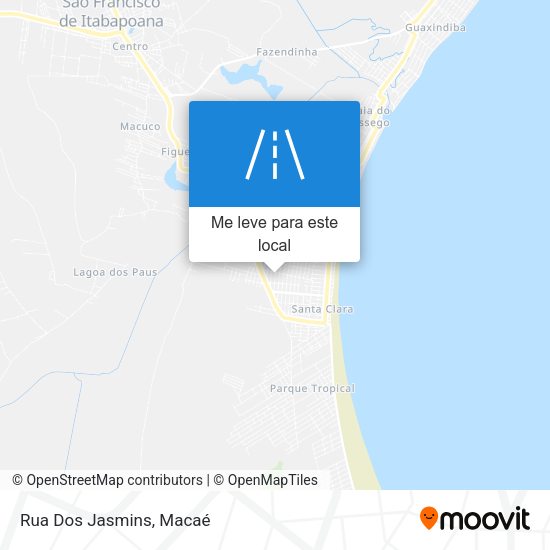 Rua Dos Jasmins mapa