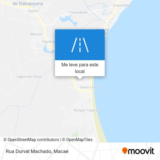 Rua Durval Machado mapa