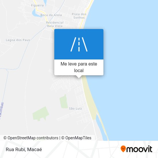 Rua Rubi mapa