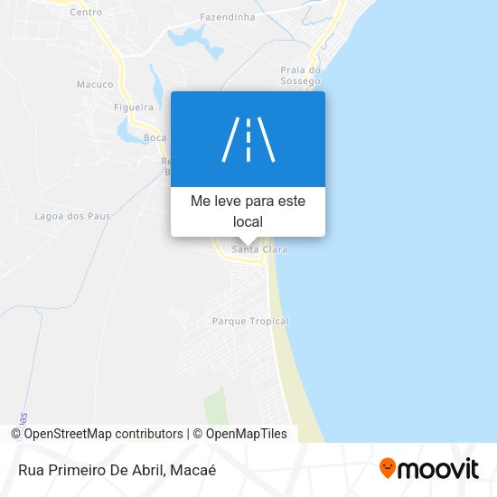 Rua Primeiro De Abril mapa