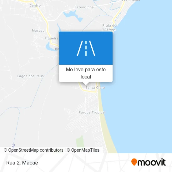 Rua 2 mapa
