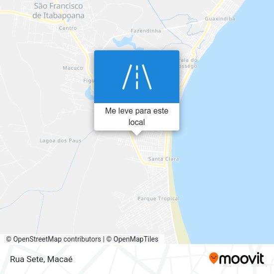 Rua Sete mapa