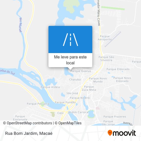Rua Bom Jardim mapa