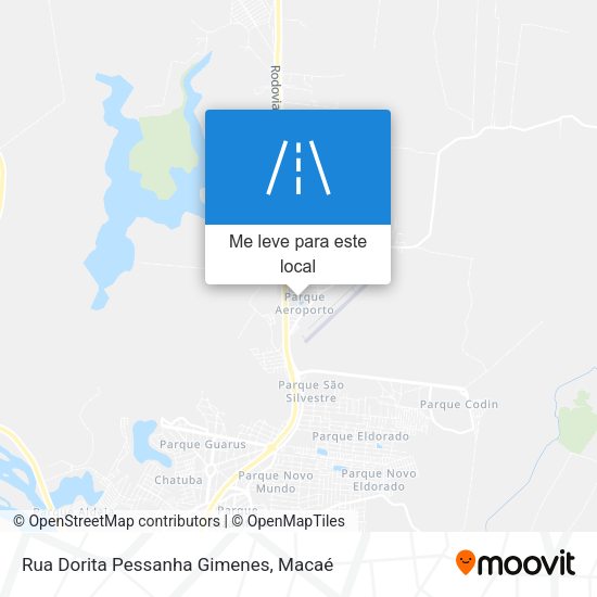 Rua Dorita Pessanha Gimenes mapa