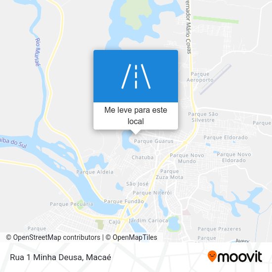 Rua 1 Minha Deusa mapa