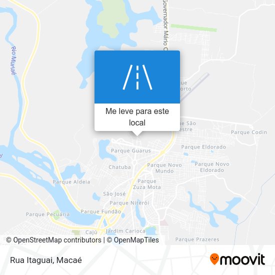 Rua Itaguai mapa