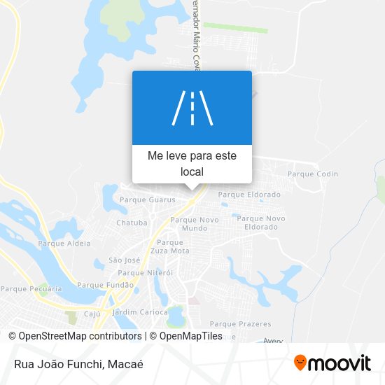 Rua João Funchi mapa