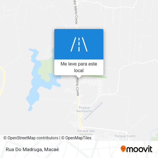 Rua Do Madruga mapa