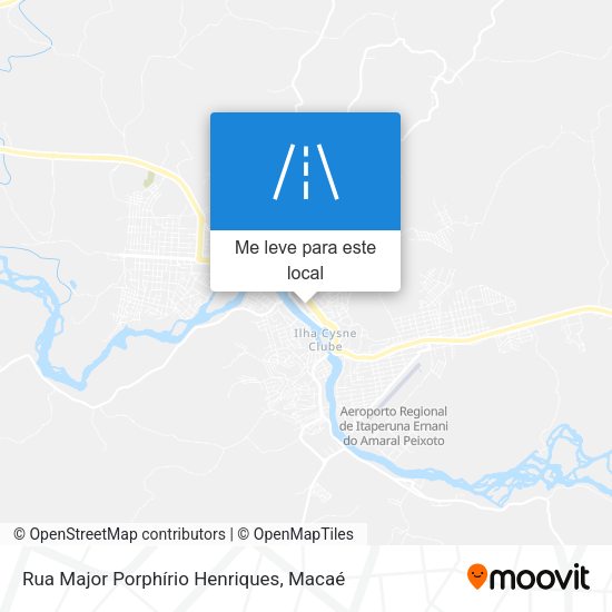 Rua Major Porphírio Henriques mapa