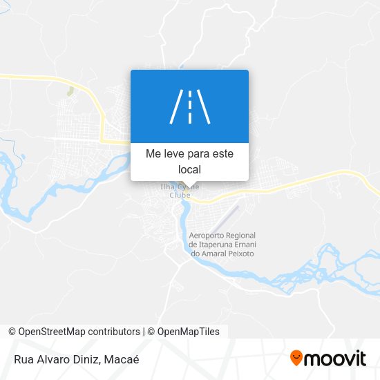 Rua Alvaro Diniz mapa