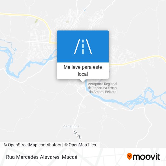 Rua Mercedes Alavares mapa