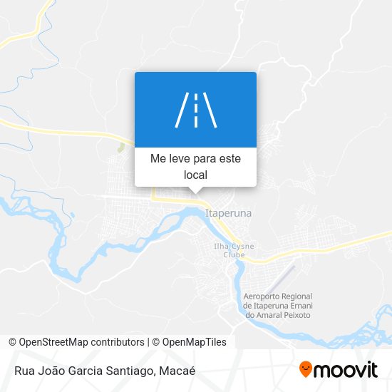 Rua João Garcia Santiago mapa