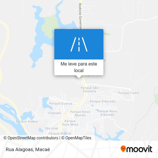 Rua Alagoas mapa