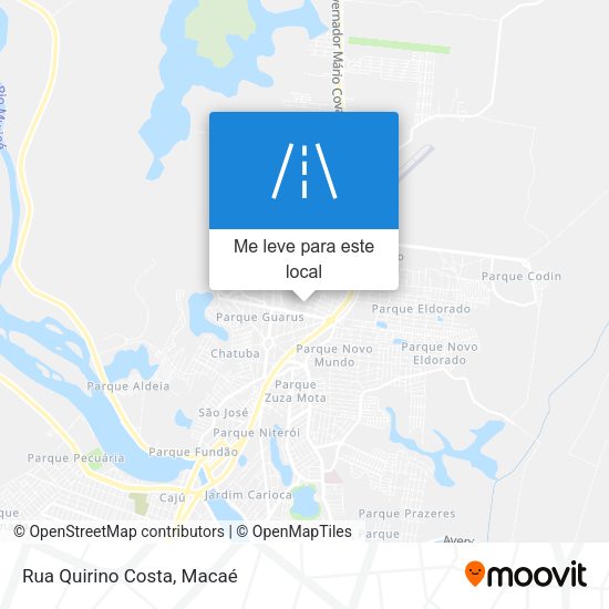 Rua Quirino Costa mapa