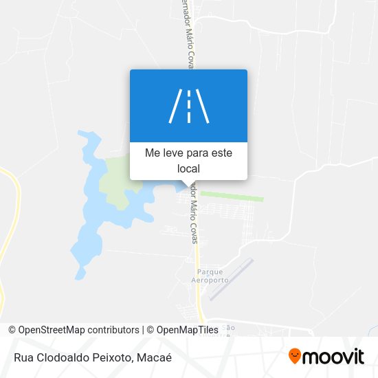 Rua Clodoaldo Peixoto mapa