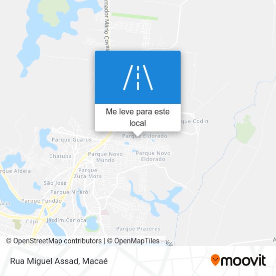 Rua Miguel Assad mapa