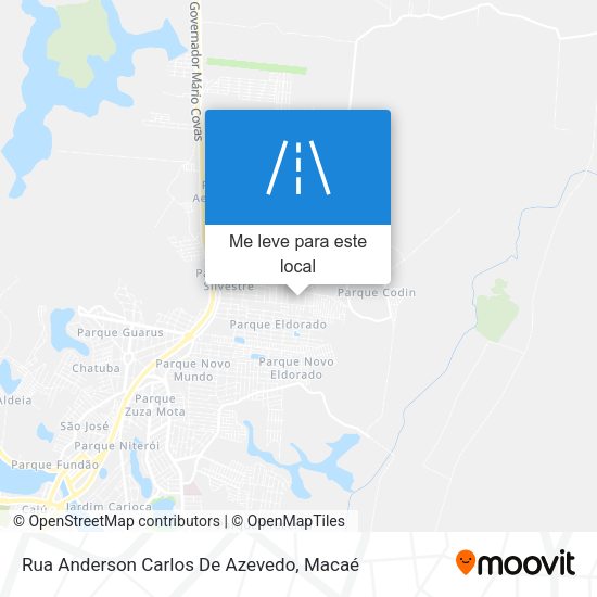 Rua Anderson Carlos De Azevedo mapa