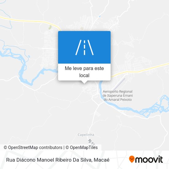 Rua Diácono Manoel Ribeiro Da Silva mapa