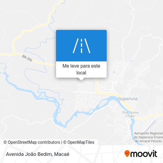 Avenida João Bedim mapa