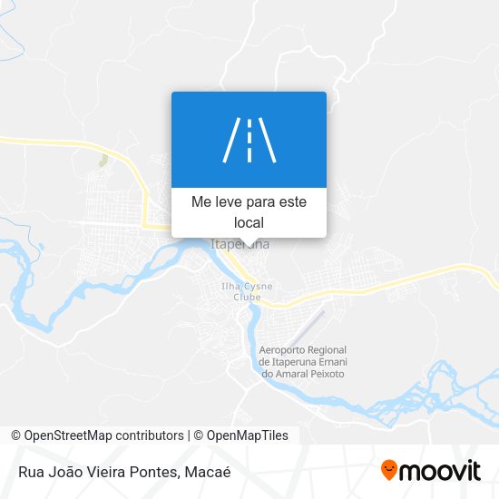 Rua João Vieira Pontes mapa