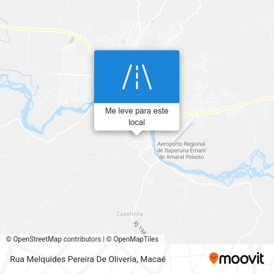 Rua Melquides Pereira De Oliveria mapa