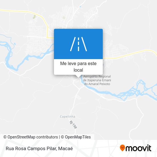 Rua Rosa Campos Pilar mapa