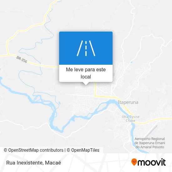 Rua Inexistente mapa