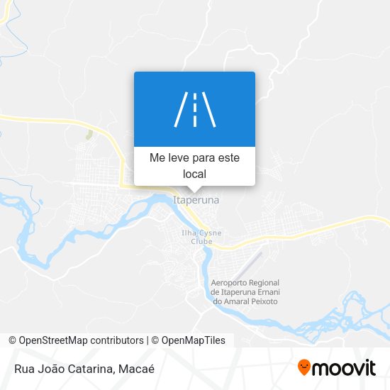 Rua João Catarina mapa