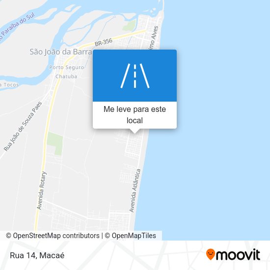 Rua 14 mapa