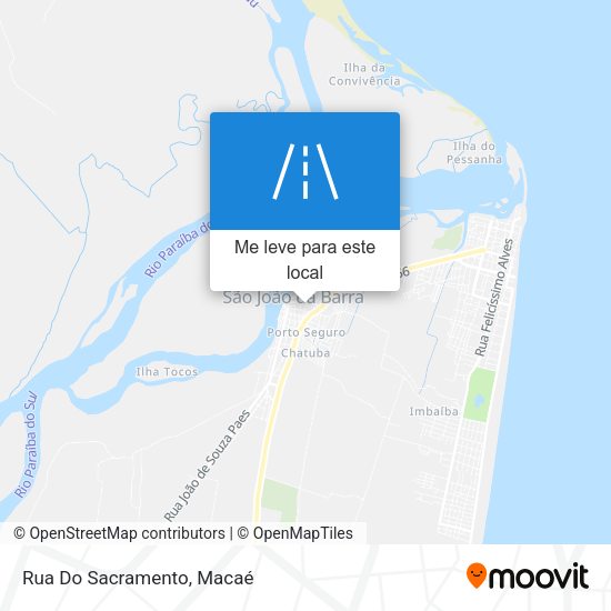 Rua Do Sacramento mapa