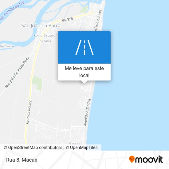 Rua 8 mapa
