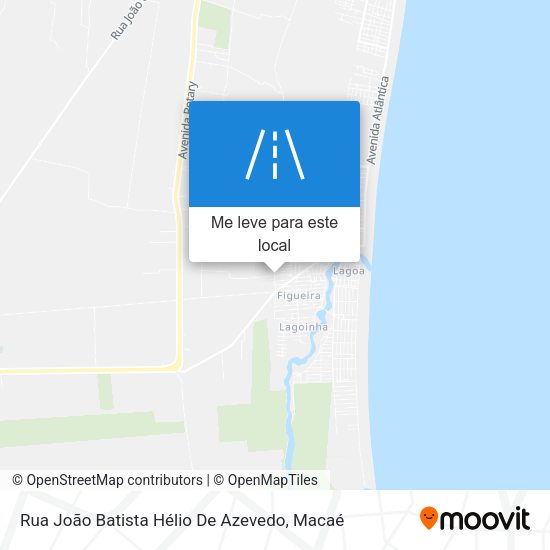Rua João Batista Hélio De Azevedo mapa