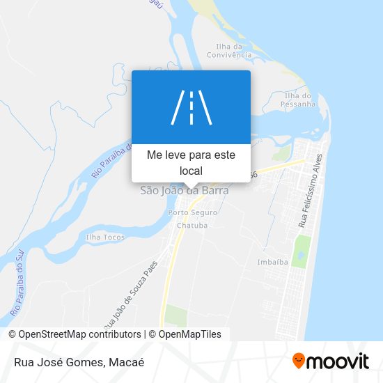 Rua José Gomes mapa